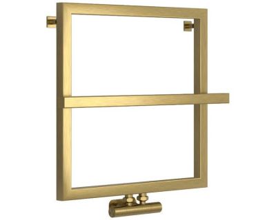 Полотенцесушитель водяной Сунержа Штиль EU50+, высота 60 см, ширина 60 см, цвет состаренная латунь, 051-0256-5353