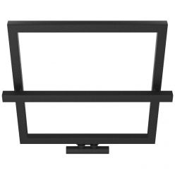 Полотенцесушитель водяной Сунержа Штиль EU50+, высота 60 см, ширина 60 см, цвет темный титан муар, 15-0256-5353