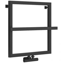 Полотенцесушитель водяной Сунержа Штиль EU50+, высота 60 см, ширина 60 см, цвет темный титан муар, 15-0256-5353