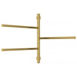 Полотенцесушитель электрический Сунержа Триада, высота 54 см, ширина 58.5 см, цвет золото, 03-0822-0540