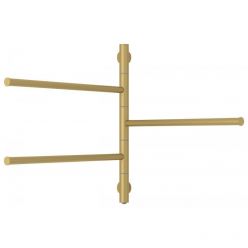 Полотенцесушитель электрический Сунержа Триада, высота 54 см, ширина 58.5 см, цвет матовое золото, 032-0822-0540