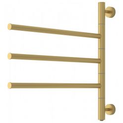 Полотенцесушитель электрический Сунержа Триада, высота 54 см, ширина 58.5 см, цвет матовое золото, 032-0822-0540