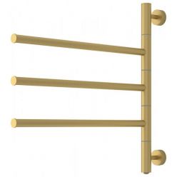 Полотенцесушитель электрический Сунержа Триада, высота 54 см, ширина 58.5 см, цвет матовое золото, 032-0822-0540