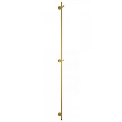 Полотенцесушитель электрический Сунержа Аскет, ширина 5 см, высота 165 см, цвет золото, 03-0850-1650