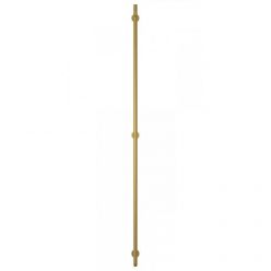 Полотенцесушитель электрический Сунержа Аскет, ширина 5 см, высота 165 см, цвет золото, 03-0850-1650