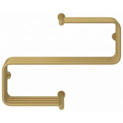 Полотенцесушитель водяной Сунержа Фабула, высота 50 см, ширина 70 см, боковое подключение 50 см, цвет матовое золото, 032-0125-5070