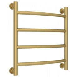 Полотенцесушитель водяной Сунержа Галант+, высота 50 см, ширина 50 см, универсальное подключение, цвет матовое золото, 032-0200-5050