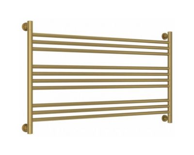 Полотенцесушитель водяной Сунержа Богема L, ширина 110 см, высота 60 см, универсальное подключение, цвет матовое золото, 032-0202-6011