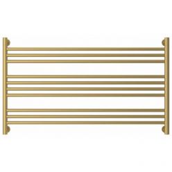 Полотенцесушитель водяной Сунержа Богема L, ширина 110 см, высота 60 см, универсальное подключение, цвет матовое золото, 032-0202-6011