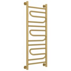 Полотенцесушитель водяной Сунержа Элегия+, высота 100 см, ширина 40 см, универсальное подключение, цвет матовое золото, 032-0205-1040