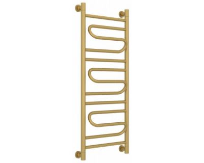 Полотенцесушитель водяной Сунержа Элегия+, высота 100 см, ширина 40 см, универсальное подключение, цвет матовое золото, 032-0205-1040