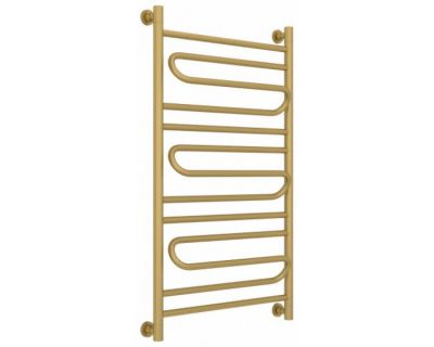 Полотенцесушитель водяной Сунержа Элегия+, высота 100 см, ширина 60 см, универсальное подключение, цвет матовое золото, 032-0205-1060