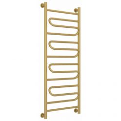 Полотенцесушитель водяной Сунержа Элегия+, высота 120 см, ширина 50 см, универсальное подключение, цвет матовое золото, 032-0205-1250