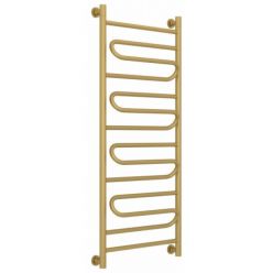 Полотенцесушитель водяной Сунержа Элегия+, высота 120 см, ширина 50 см, универсальное подключение, цвет матовое золото, 032-0205-1250