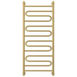 Полотенцесушитель водяной Сунержа Элегия+, высота 120 см, ширина 50 см, универсальное подключение, цвет матовое золото, 032-0205-1250