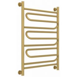 Полотенцесушитель водяной Сунержа Элегия+, высота 80 см, ширина 60 см, универсальное подключение, цвет матовое золото, 032-0205-8060