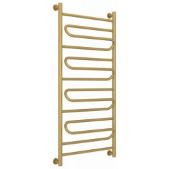 Полотенцесушитель водяной Сунержа Элегия+, высота 120 см, ширина 60 см, универсальное подключение, цвет матовое золото, 032-0205-1260