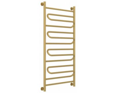 Полотенцесушитель водяной Сунержа Элегия+, высота 120 см, ширина 60 см, универсальное подключение, цвет матовое золото, 032-0205-1260