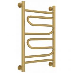 Полотенцесушитель водяной Сунержа Элегия+, высота 60 см, ширина 40 см, универсальное подключение, цвет матовое золото, 032-0205-6040