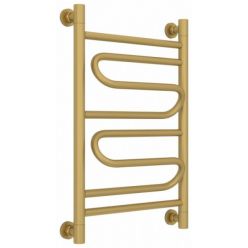 Полотенцесушитель водяной Сунержа Элегия+, высота 60 см, ширина 40 см, универсальное подключение, цвет матовое золото, 032-0205-6040