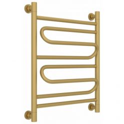 Полотенцесушитель водяной Сунержа Элегия+, высота 60 см, ширина 50 см, универсальное подключение, цвет матовое золото, 032-0205-6050