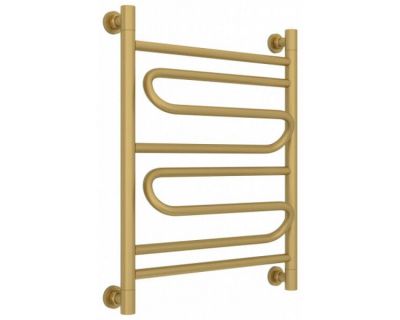 Полотенцесушитель водяной Сунержа Элегия+, высота 60 см, ширина 50 см, универсальное подключение, цвет матовое золото, 032-0205-6050