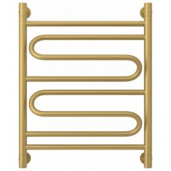 Полотенцесушитель водяной Сунержа Элегия+, высота 60 см, ширина 50 см, универсальное подключение, цвет матовое золото, 032-0205-6050