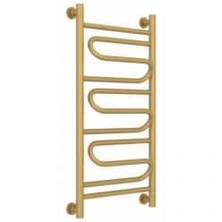 Полотенцесушитель водяной Сунержа Элегия+, высота 80 см, ширина 40 см, универсальное подключение, цвет матовое золото, 032-0205-8040