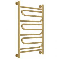 Полотенцесушитель водяной Сунержа Элегия+, высота 80 см, ширина 50 см, универсальное подключение, цвет матовое золото, 032-0205-8050