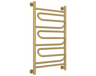 Полотенцесушитель водяной Сунержа Элегия+, высота 80 см, ширина 50 см, универсальное подключение, цвет матовое золото, 032-0205-8050