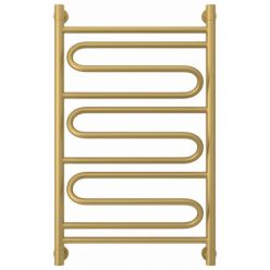 Полотенцесушитель водяной Сунержа Элегия+, высота 80 см, ширина 50 см, универсальное подключение, цвет матовое золото, 032-0205-8050