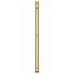 Полотенцесушитель водяной Сунержа Нюанс EU50+, высота 154 см, ширина 5 см, нижнее подключение, цвет матовое золото, 032-0212-1545