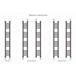 Полотенцесушитель водяной Сунержа Богема+, высота 120 см, ширина 15 см, цвет матовое золото, 032-0220-1215
