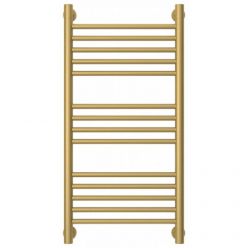 Полотенцесушитель водяной Сунержа Богема+, высота 80 см, ширина 40 см, цвет матовое золото, 032-0220-8040