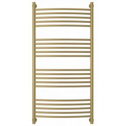 Полотенцесушитель водяной Сунержа Богема+, высота 120 см, ширина 60 см, цвет матовое золото, 032-0221-1260