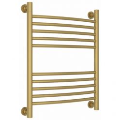 Полотенцесушитель водяной Сунержа Богема+, высота 60 см, ширина 50 см, цвет матовое золото, 032-0221-6050