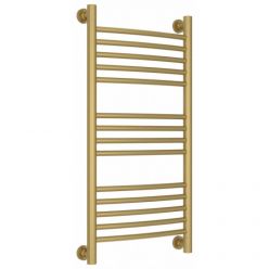 Полотенцесушитель водяной Сунержа Богема+, высота 80 см, ширина 40 см, цвет матовое золото, 032-0221-8040