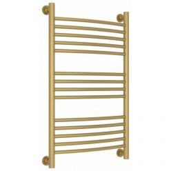 Полотенцесушитель водяной Сунержа Богема+, высота 80 см, ширина 50 см, цвет матовое золото, 032-0221-8050