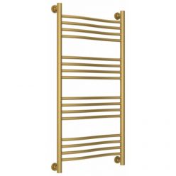 Полотенцесушитель водяной Сунержа Флюид+, высота 100, ширина 50 см, цвет матовое золото, 032-0222-1050