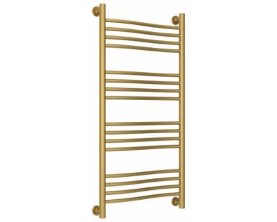 Полотенцесушитель водяной Сунержа Флюид+, высота 100, ширина 50 см, цвет матовое золото, 032-0222-1050