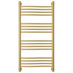 Полотенцесушитель водяной Сунержа Флюид+, высота 100, ширина 50 см, цвет матовое золото, 032-0222-1050