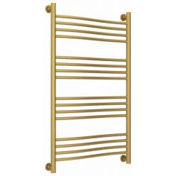 Полотенцесушитель водяной Сунержа Флюид+, высота 100, ширина 60 см, цвет матовое золото, 032-0222-1060