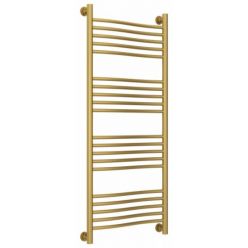 Полотенцесушитель водяной Сунержа Флюид+, высота 120, ширина 50 см, цвет матовое золото, 032-0222-1250