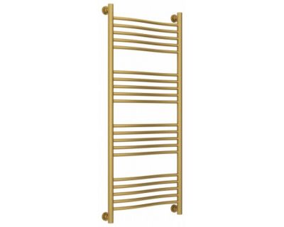 Полотенцесушитель водяной Сунержа Флюид+, высота 120, ширина 50 см, цвет матовое золото, 032-0222-1250