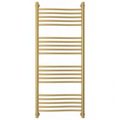 Полотенцесушитель водяной Сунержа Флюид+, высота 120, ширина 50 см, цвет матовое золото, 032-0222-1250