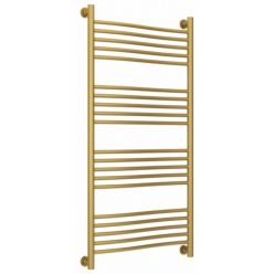 Полотенцесушитель водяной Сунержа Флюид+, высота 120, ширина 60 см, цвет матовое золото, 032-0222-1260