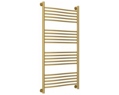 Полотенцесушитель водяной Сунержа Флюид+, высота 120, ширина 60 см, цвет матовое золото, 032-0222-1260