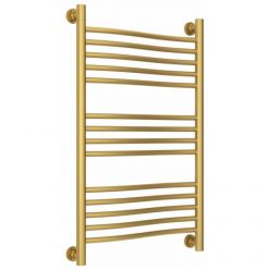 Полотенцесушитель водяной Сунержа Флюид+, высота 80, ширина 50 см, цвет матовое золото, 032-0222-8050