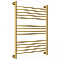 Полотенцесушитель водяной Сунержа Флюид+, высота 80, ширина 60 см, цвет матовое золото, 032-0222-8060