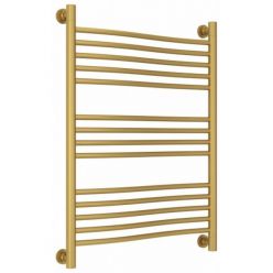 Полотенцесушитель водяной Сунержа Флюид+, высота 80, ширина 60 см, цвет матовое золото, 032-0222-8060